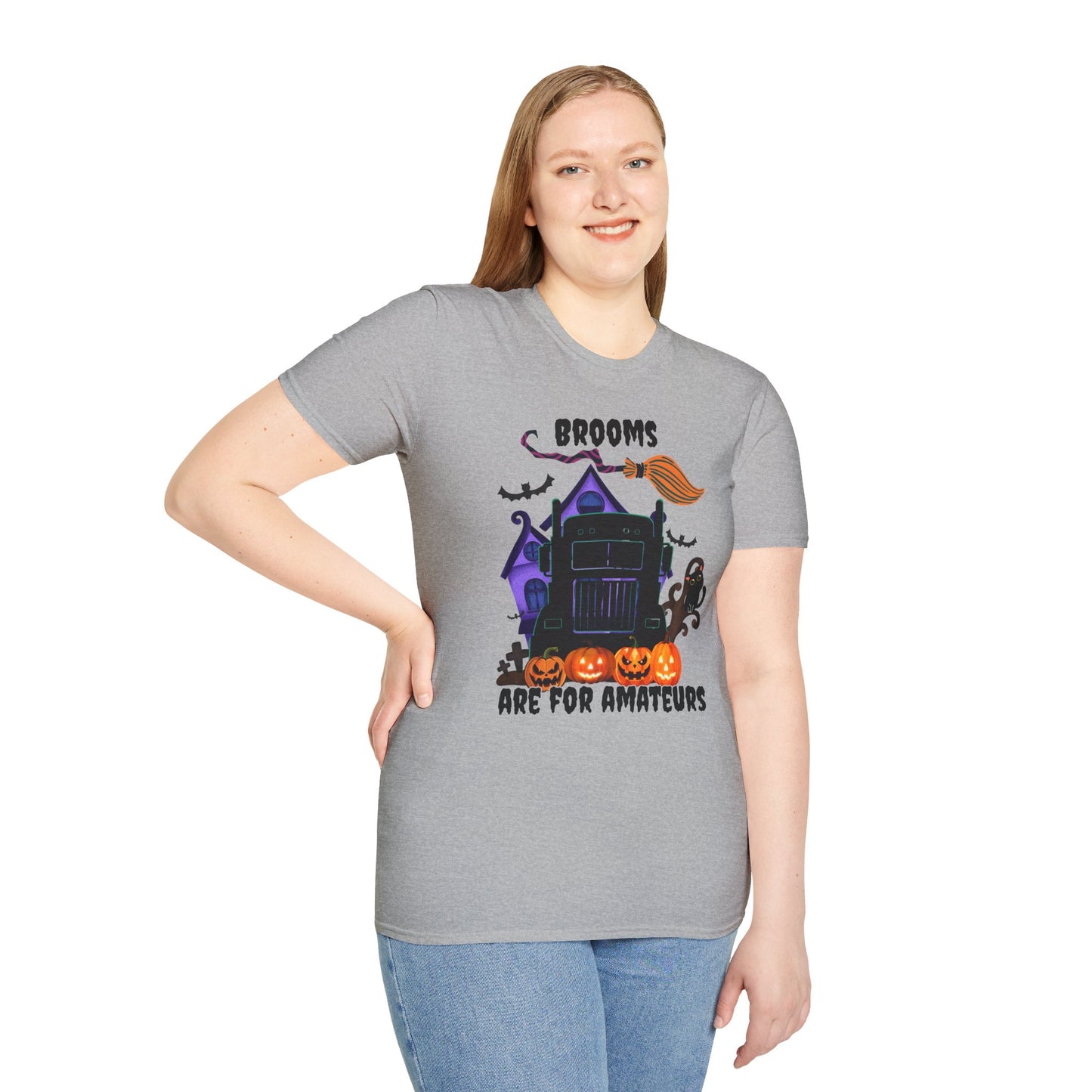 Brooms Are for Amateurs Halloween Tee