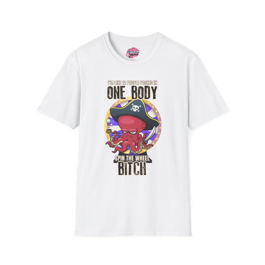 Spin the Wheel Octopus Unisex Graphic Tee