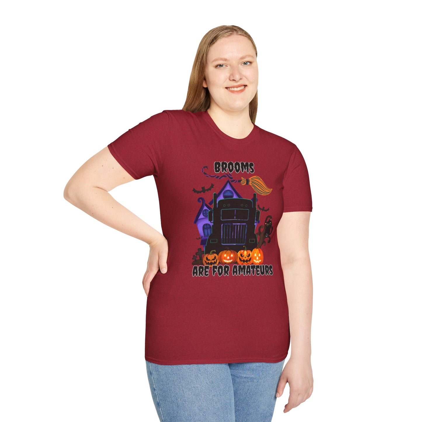 Brooms Are for Amateurs Halloween Tee