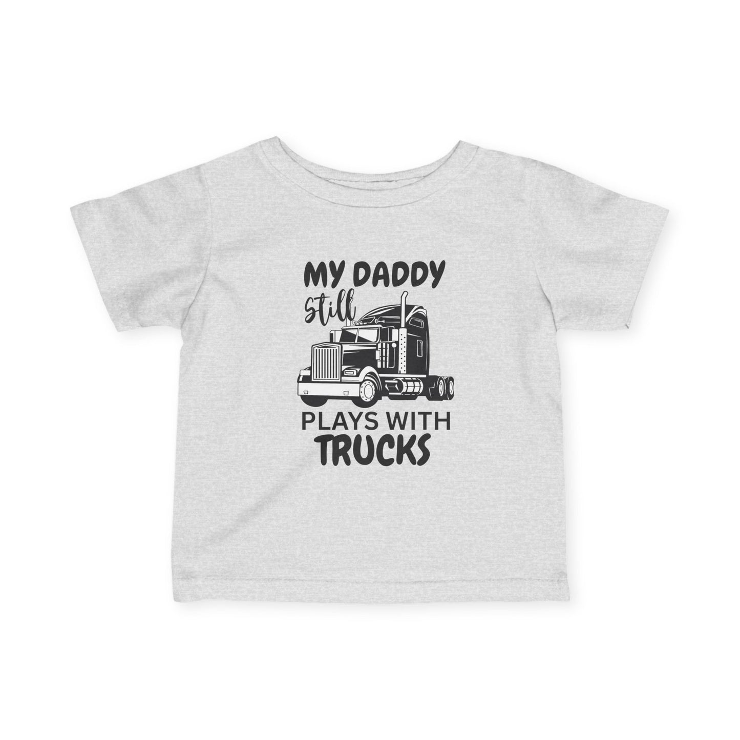 Plays With Trucks Baby Tee