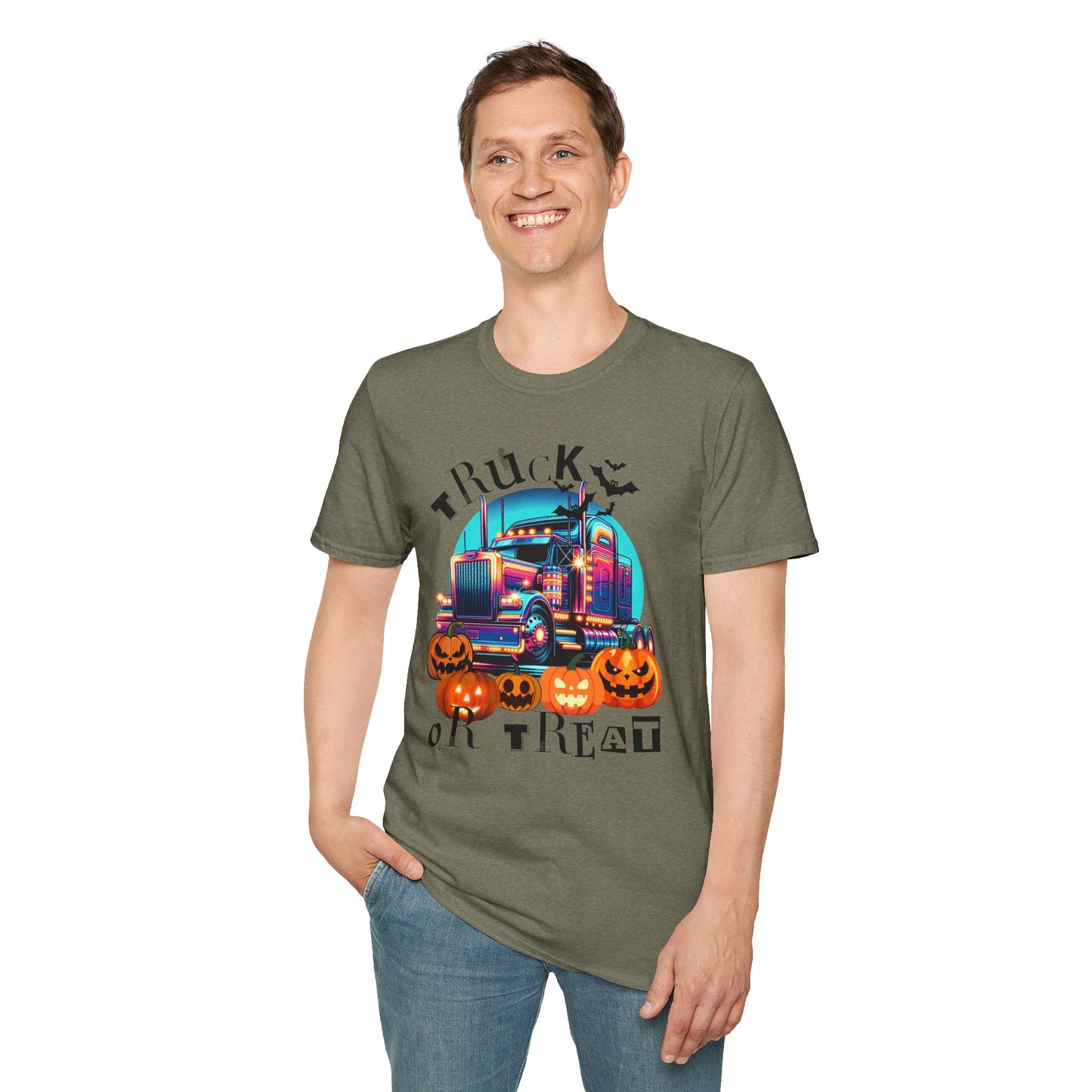 Halloween Truck Or Treat Unisex Tee