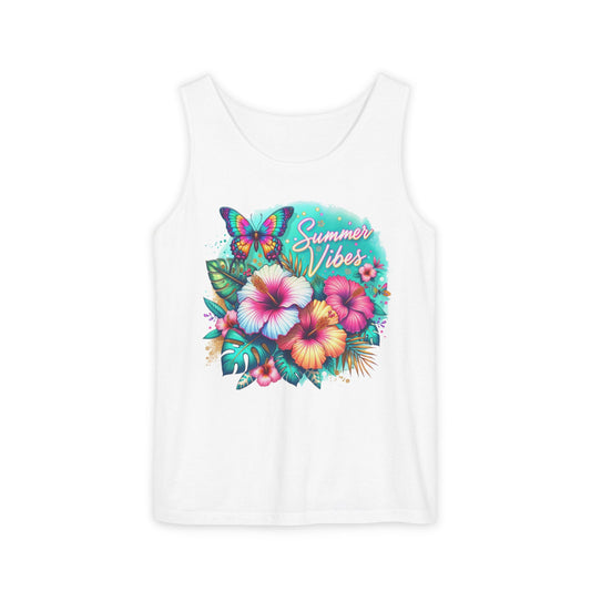 Summer Vibes Floral Tank Top