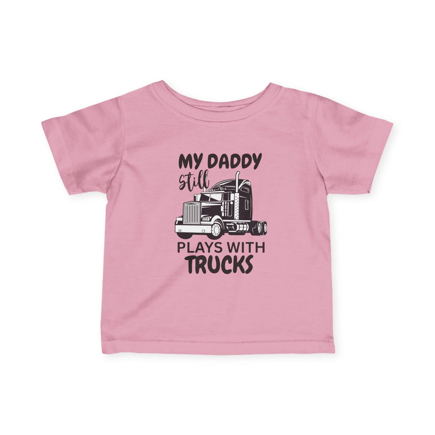 Plays With Trucks Baby Tee