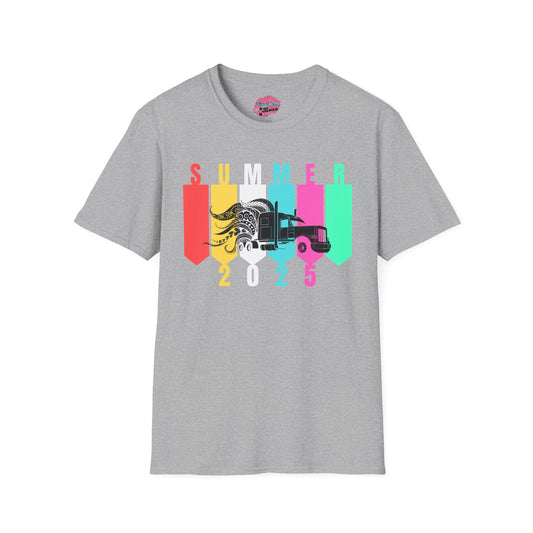 Summer Trucking Vibe Unisex Softstyle T-Shirt