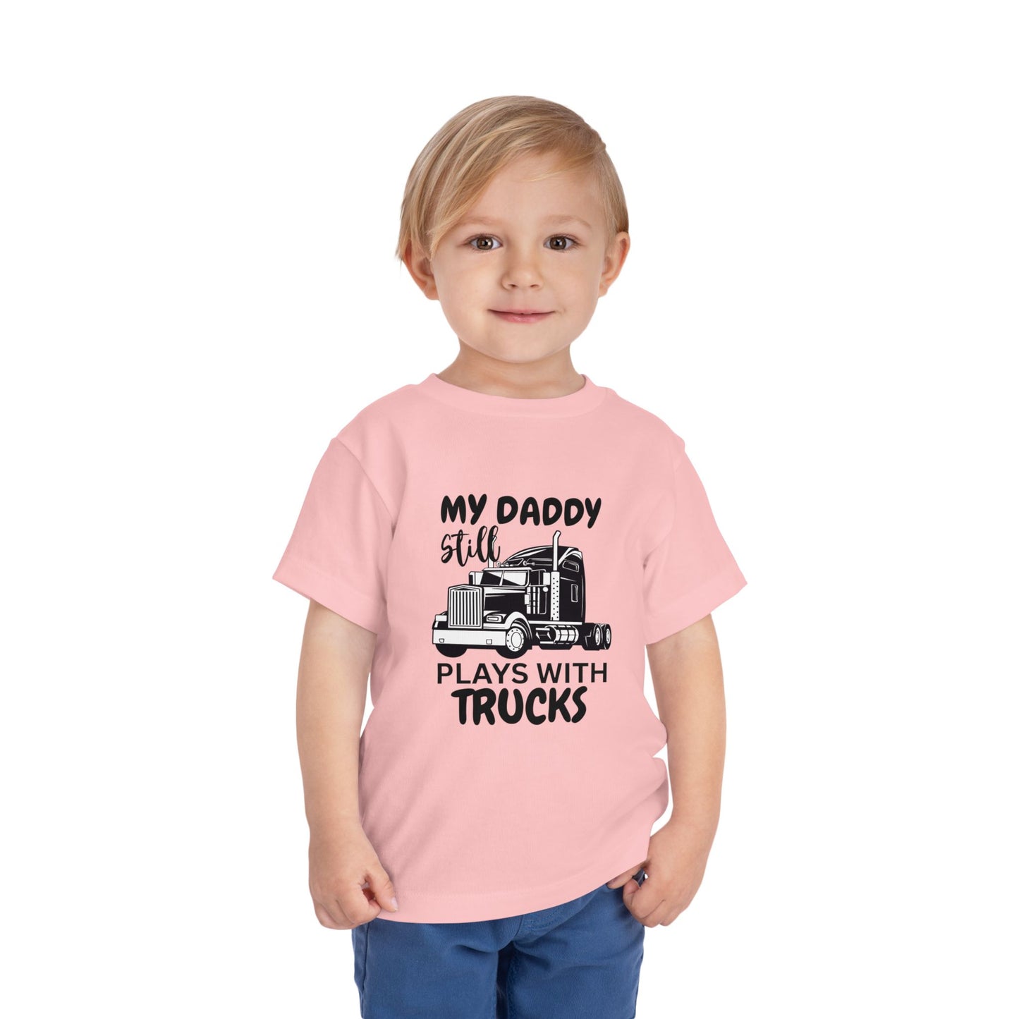 Plays With Trucks Toddler Tee