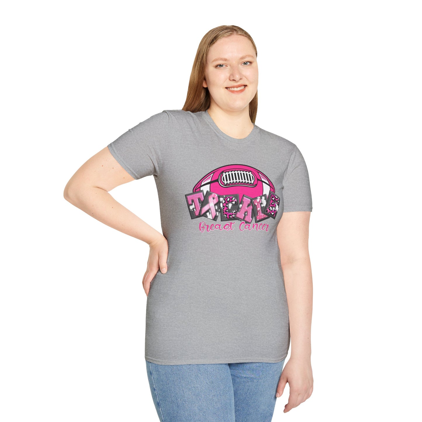Tackle Breast Cancer Unisex Soft Style Tee