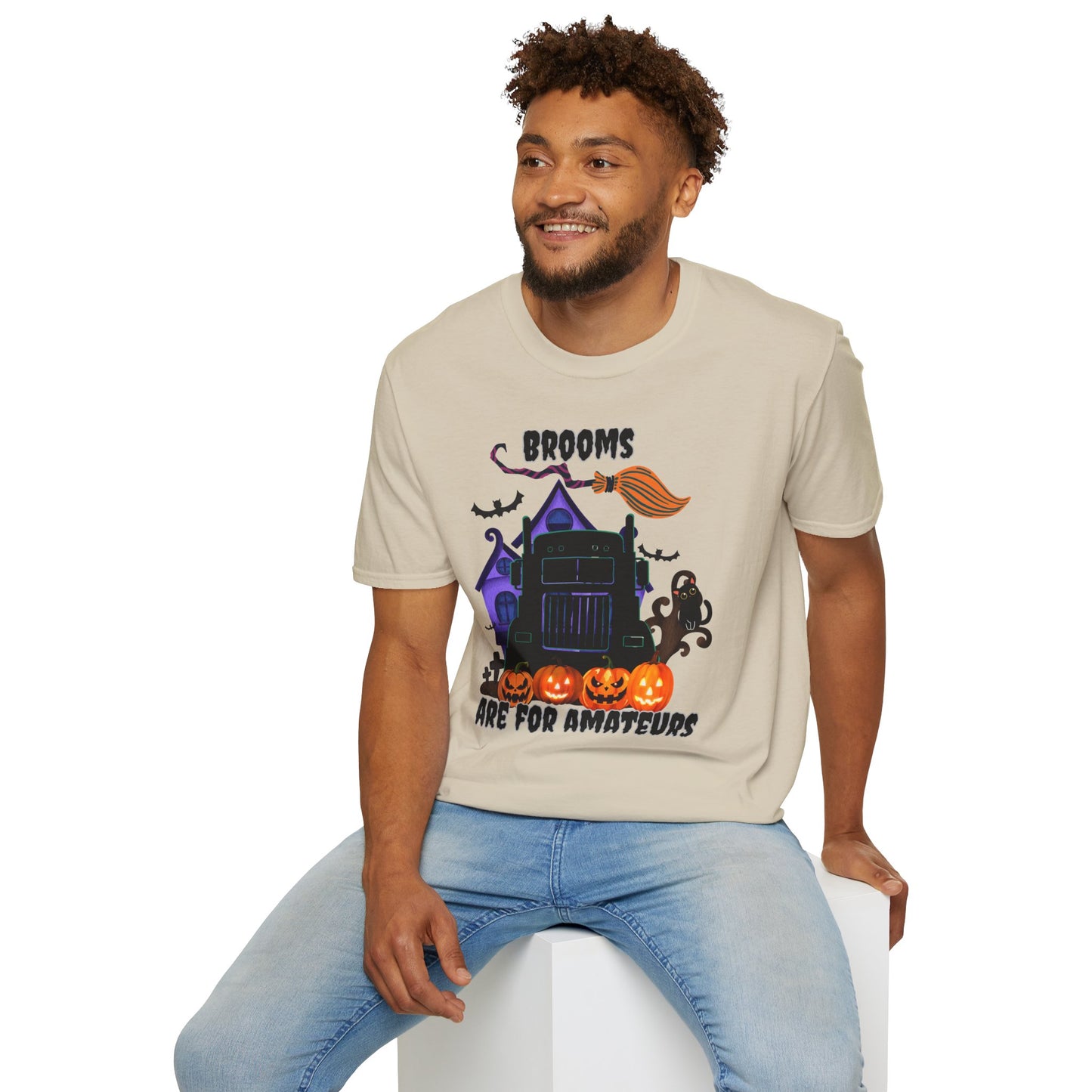 Brooms Are for Amateurs Halloween Tee