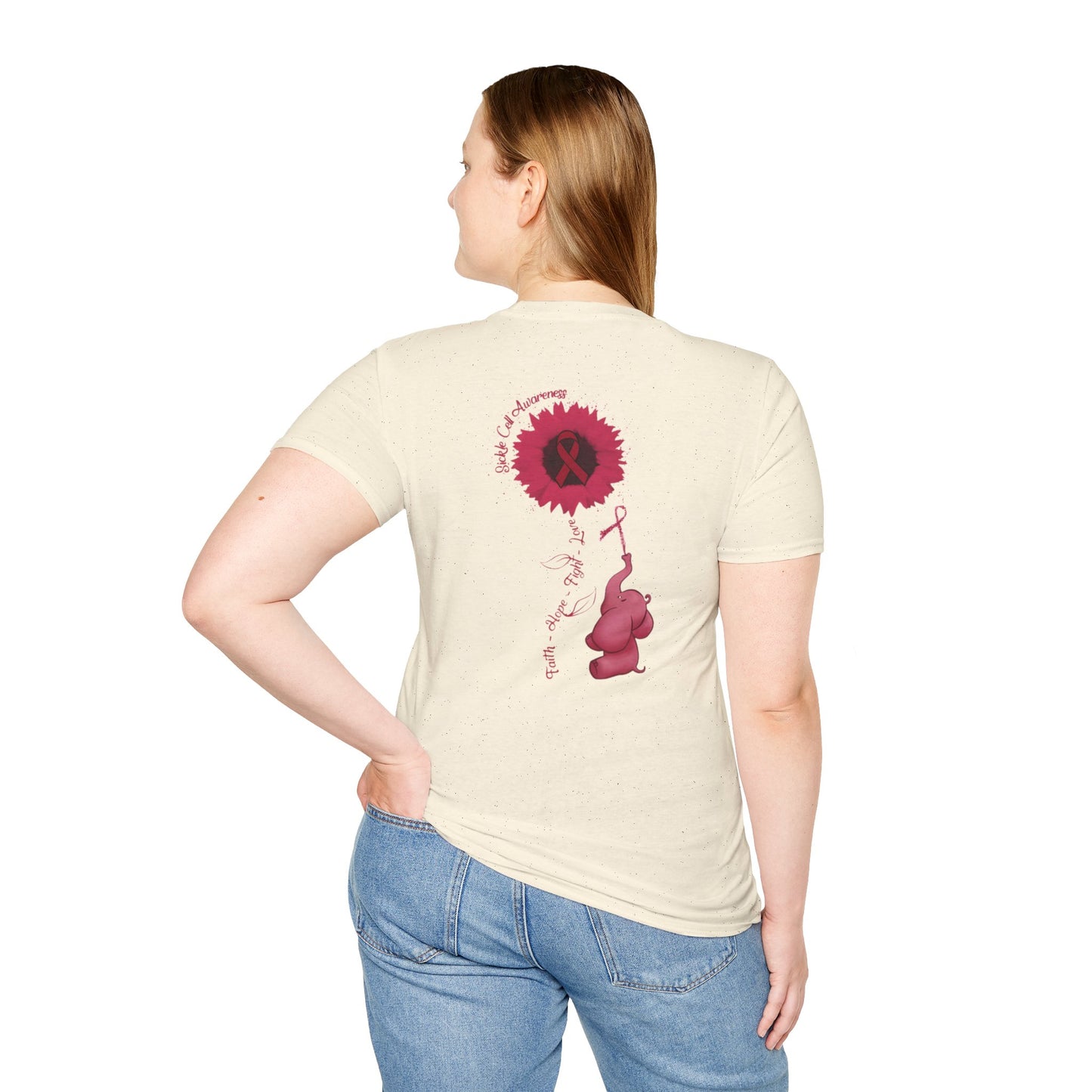Sickle Cell Awareness Ribbon Unisex T-Shirt