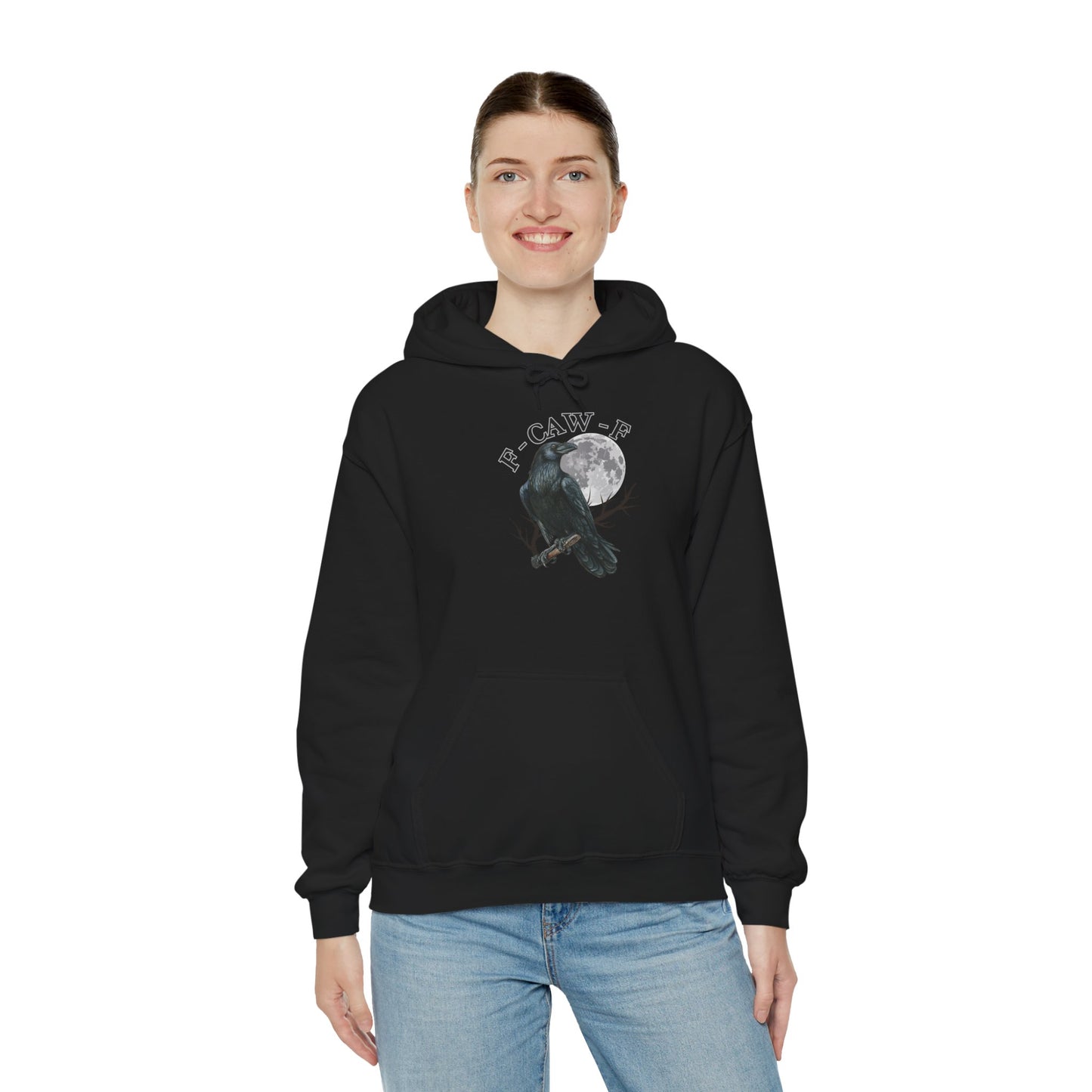 F-CAW-F Moonlit Crow Unisex Hoodie