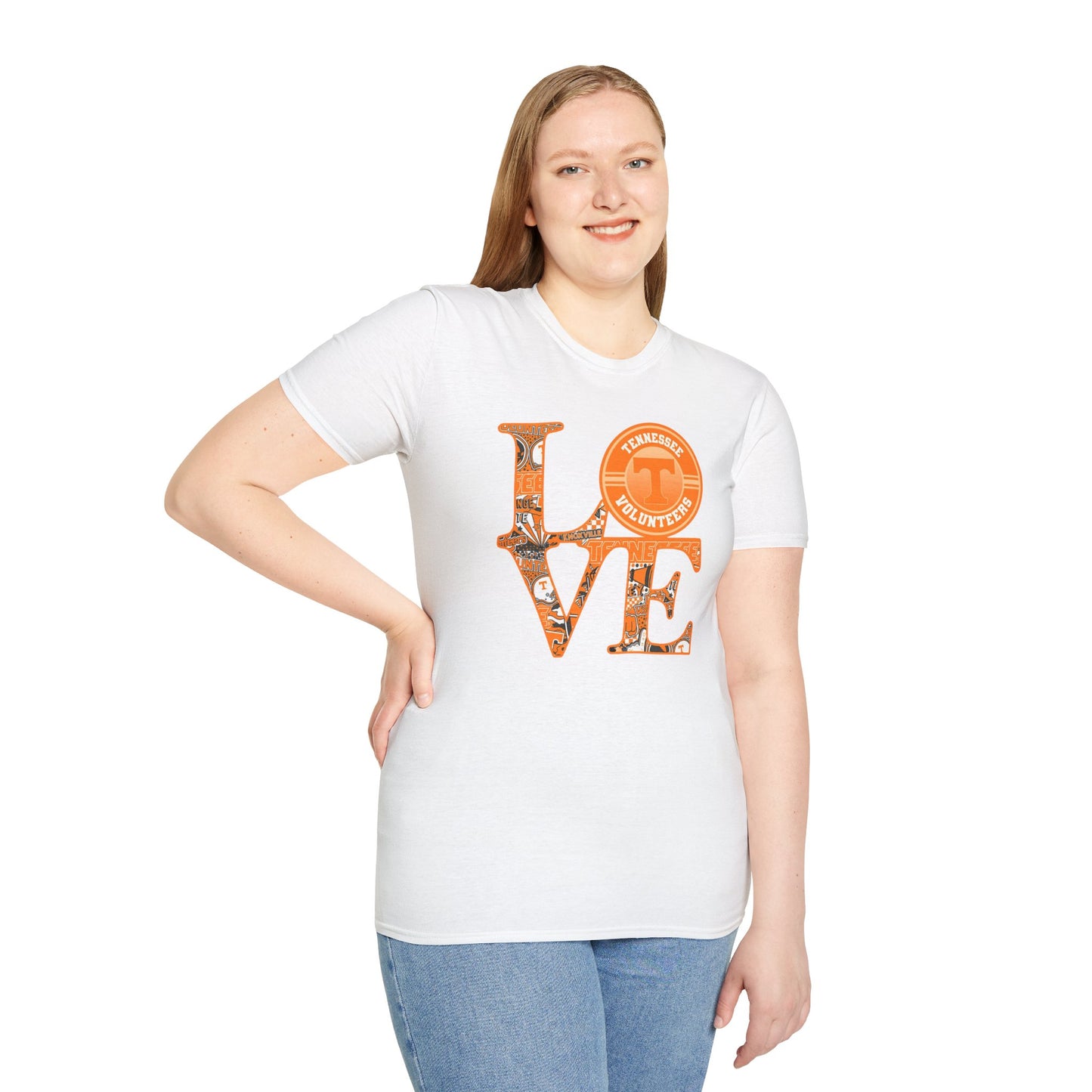 Tennessee Vols Love Unisex Soft Style Tee