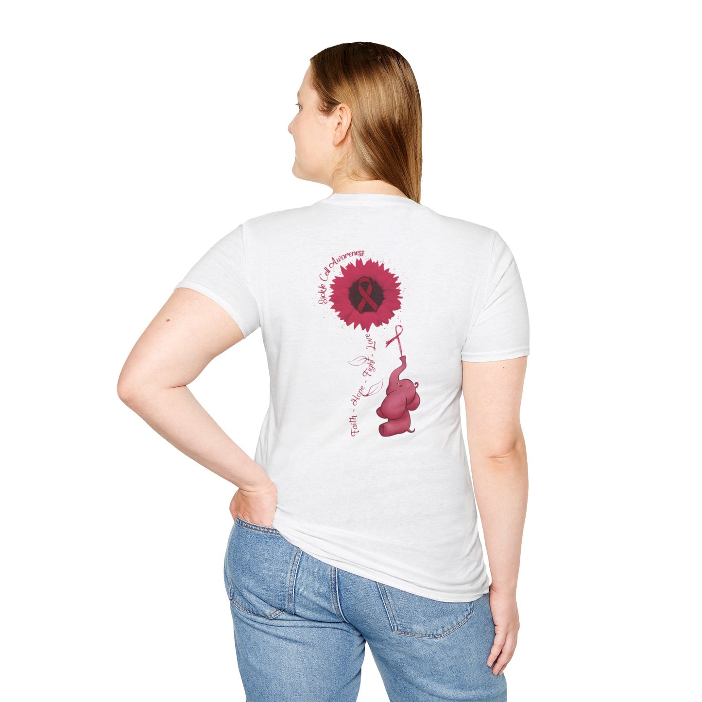 Sickle Cell Awareness Ribbon Unisex T-Shirt