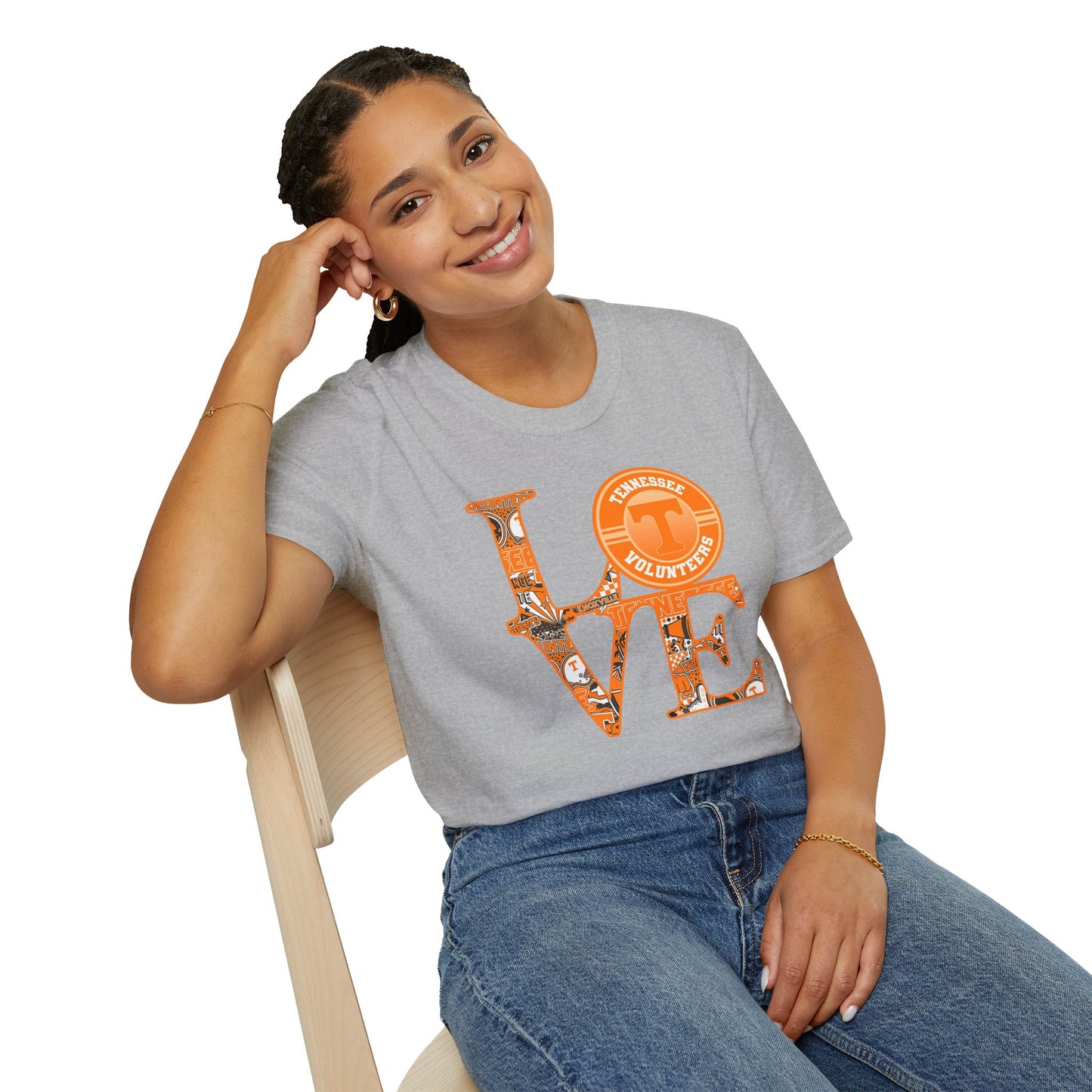 Tennessee Vols Love Unisex Soft Style Tee
