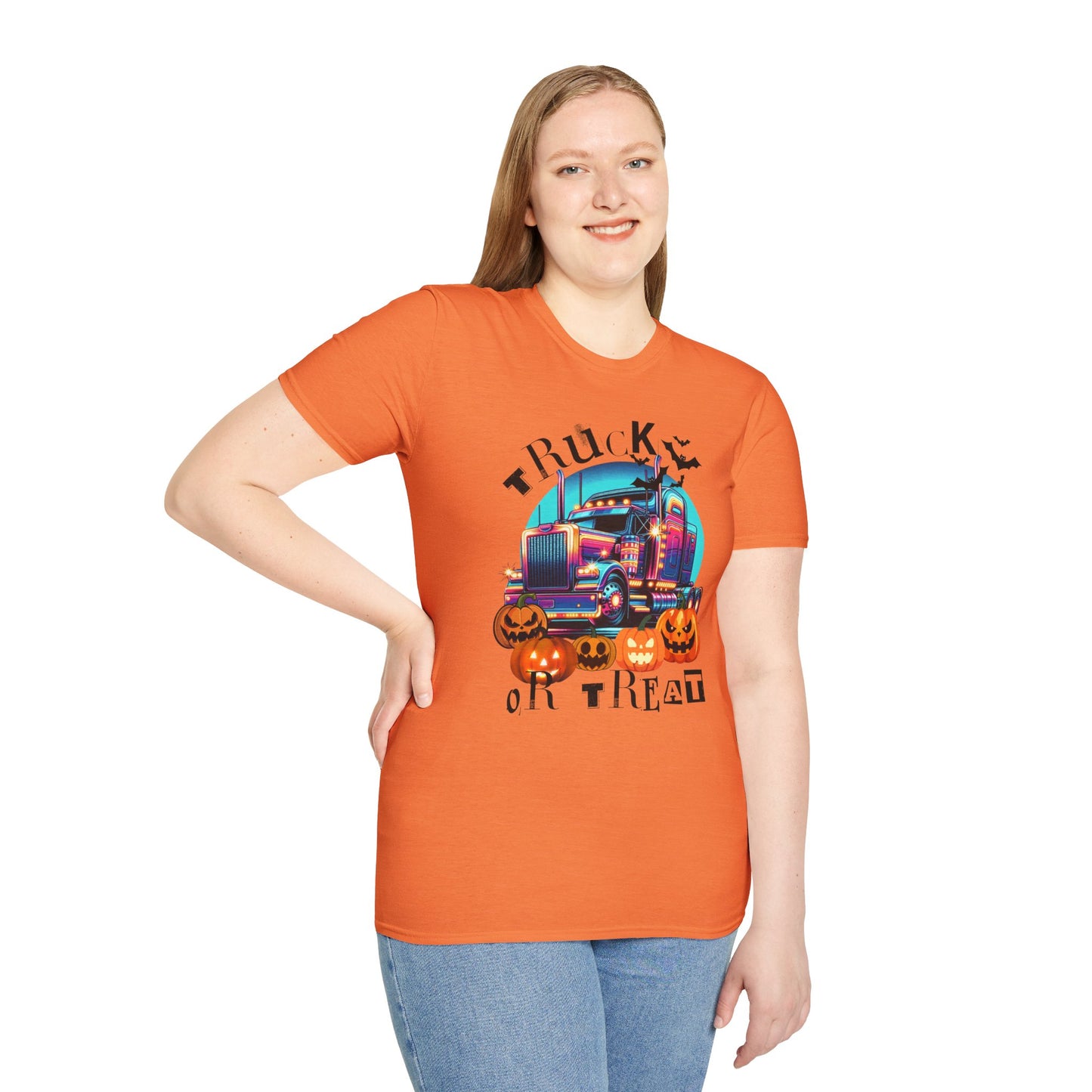 Halloween Truck Or Treat Unisex Tee