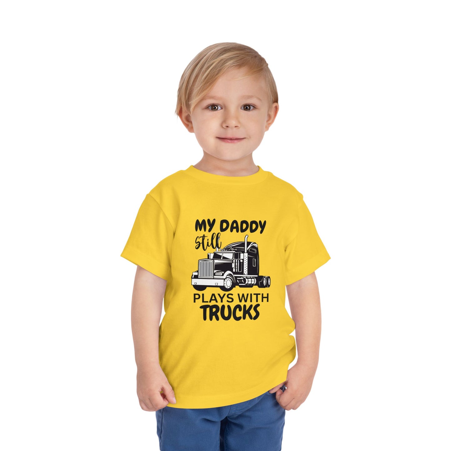 Plays With Trucks Toddler Tee
