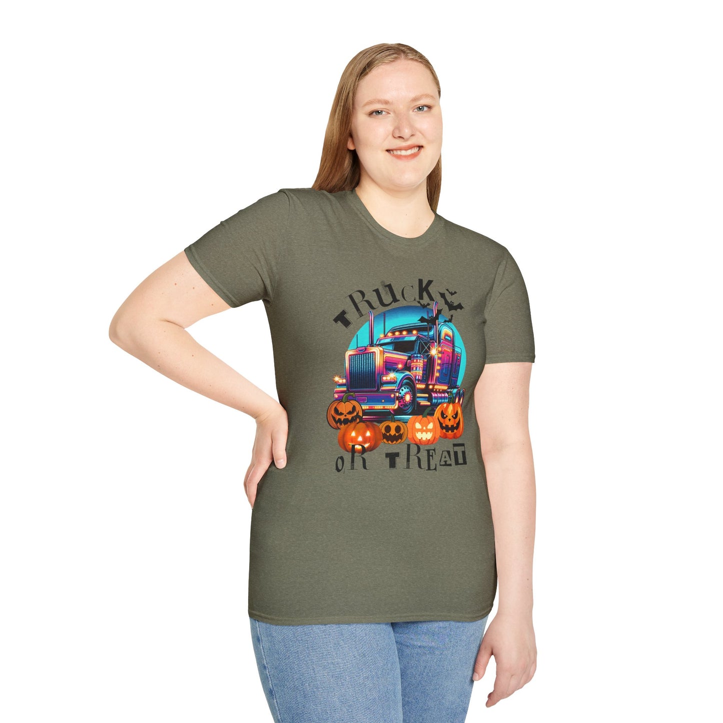 Halloween Truck Or Treat Unisex Tee