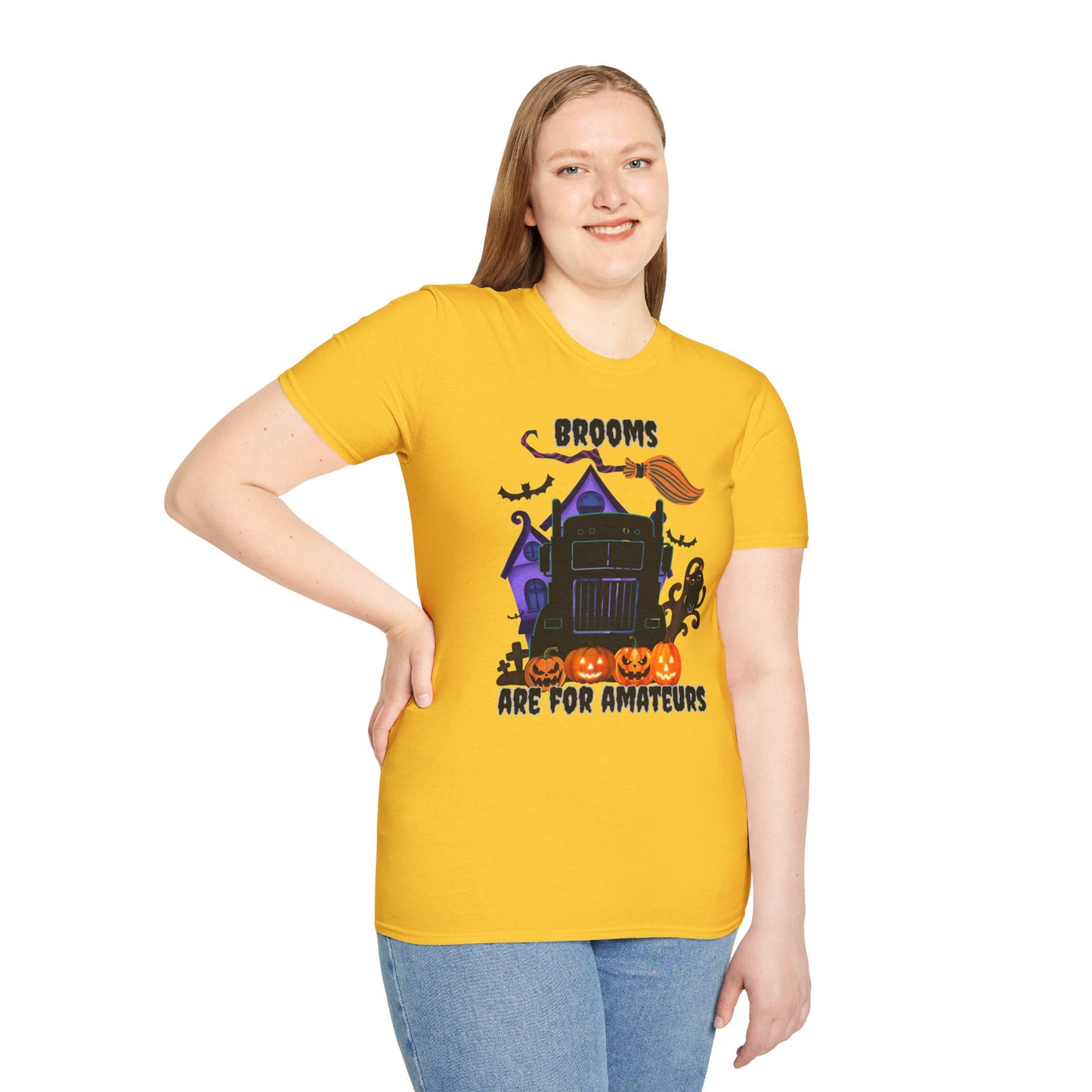 Brooms Are for Amateurs Halloween Tee