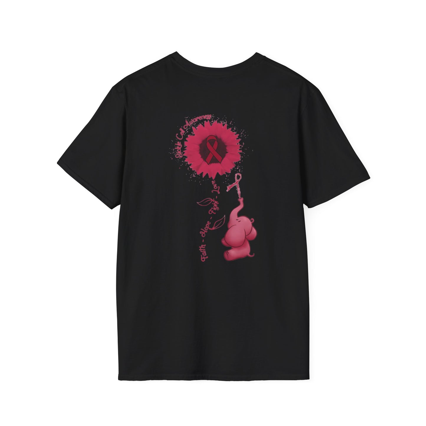 Sickle Cell Awareness Ribbon Unisex T-Shirt