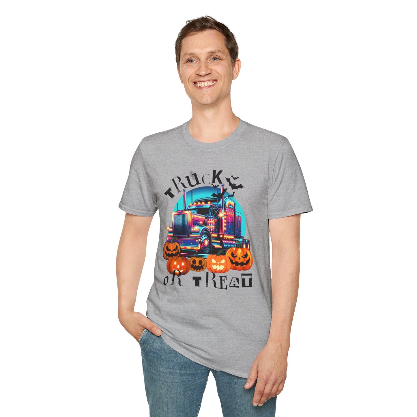 Halloween Truck Or Treat Unisex Tee