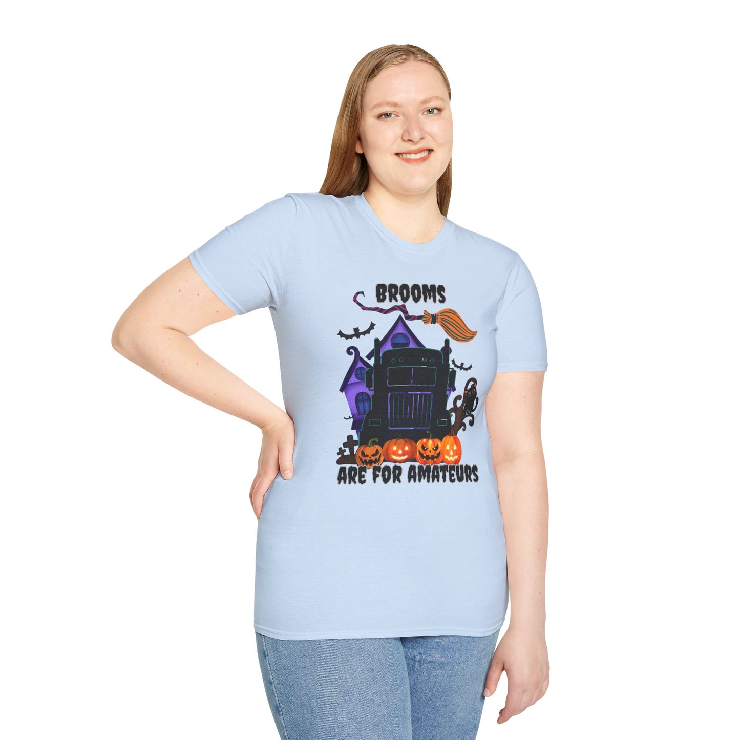 Brooms Are for Amateurs Halloween Tee