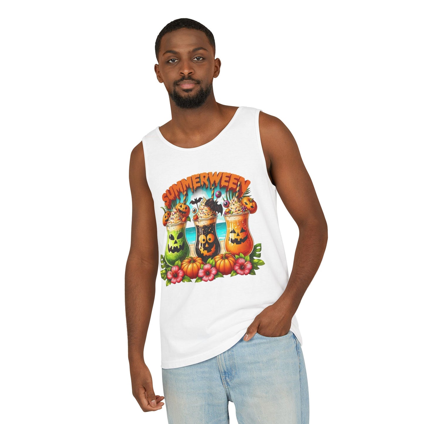 Summerween Unisex Garment-Dyed Tank Top