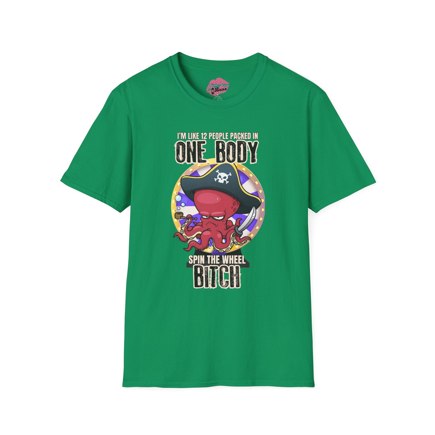 Spin the Wheel Octopus Unisex Graphic Tee