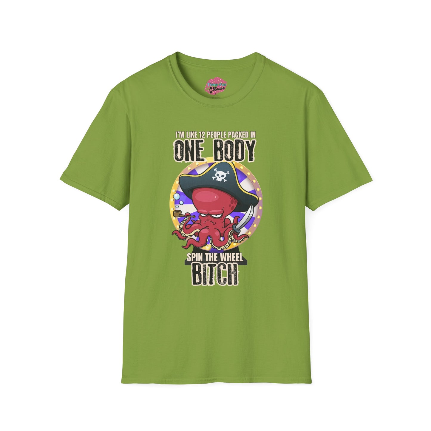 Spin the Wheel Octopus Unisex Graphic Tee