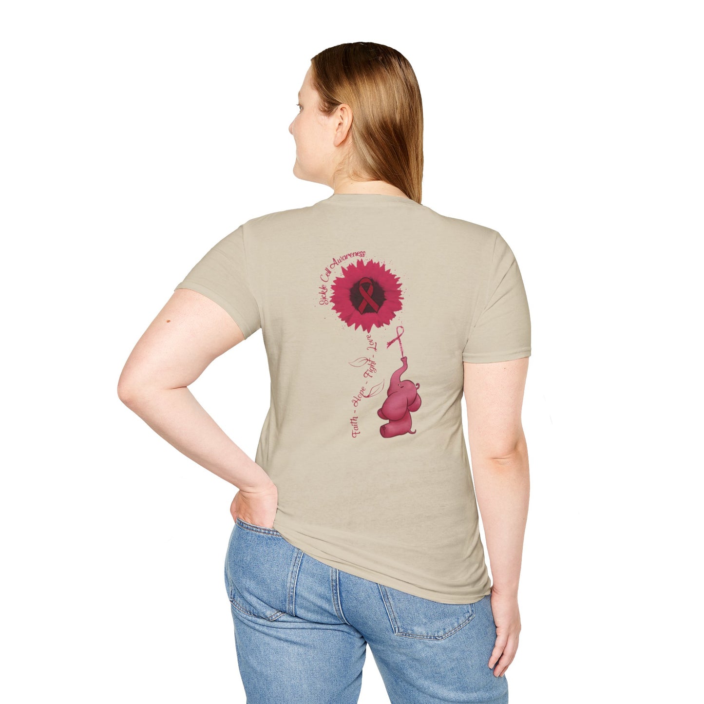 Sickle Cell Awareness Ribbon Unisex T-Shirt