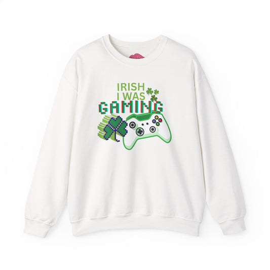 Irish I Was Gaming Unisex Sweatshirt