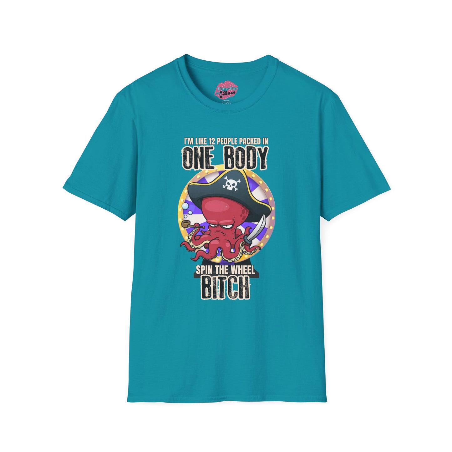 Spin the Wheel Octopus Unisex Graphic Tee