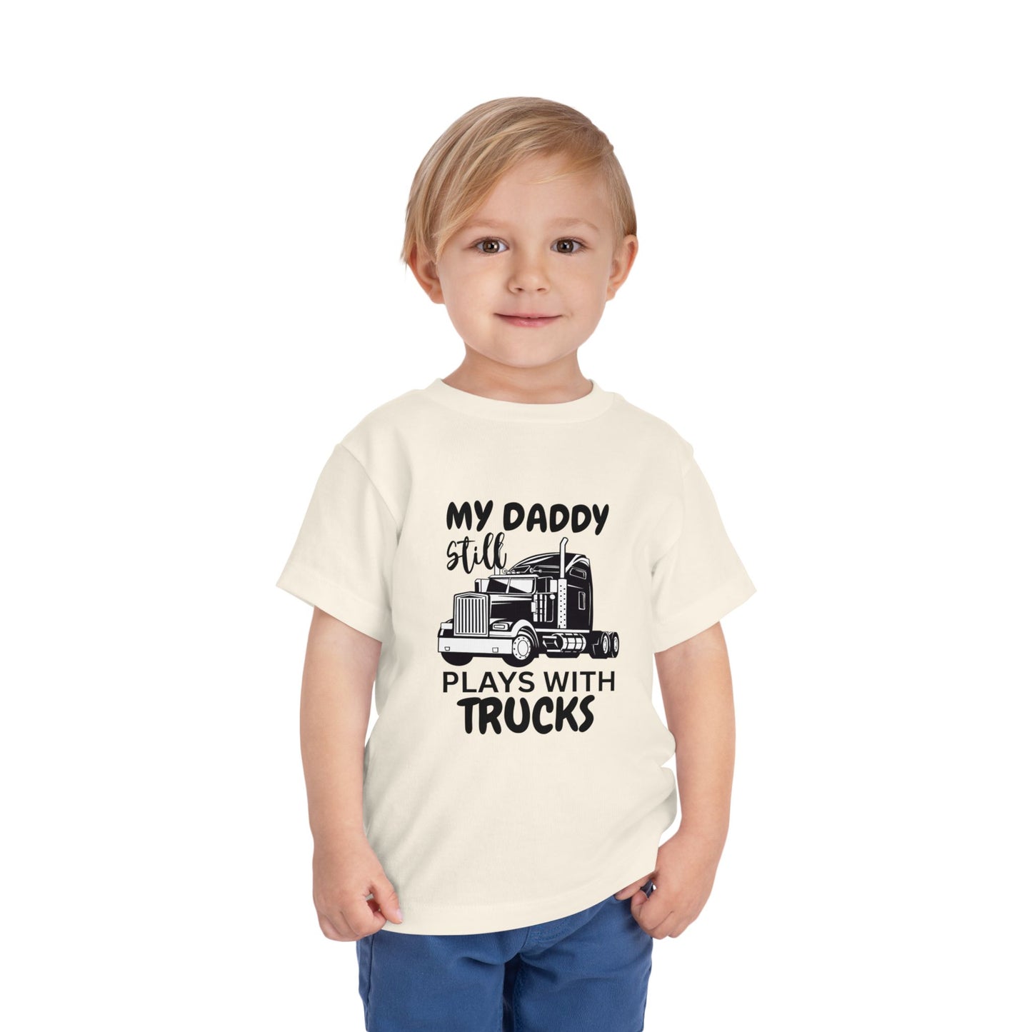 Plays With Trucks Toddler Tee