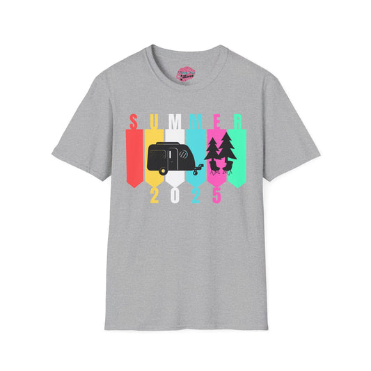 Retro Summer 2025 T-Shirt - Camping