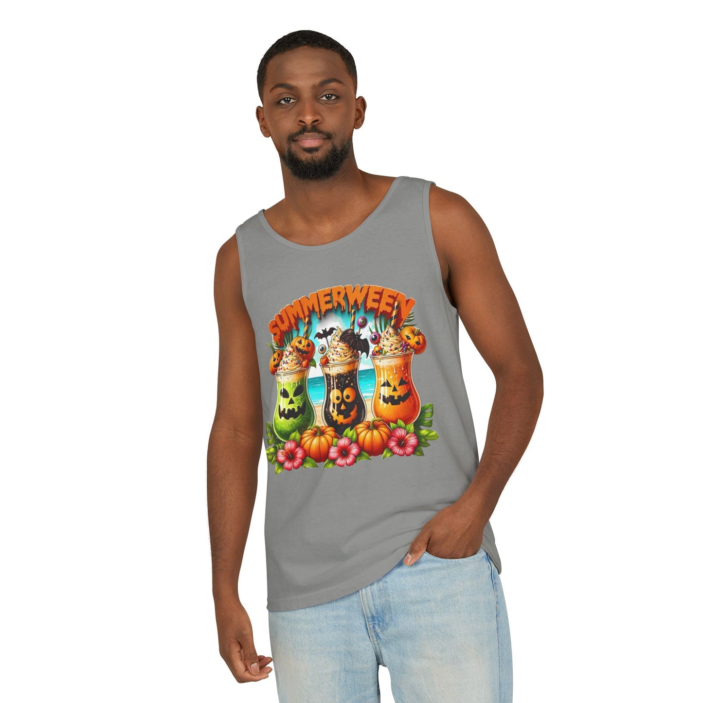 Summerween Unisex Garment-Dyed Tank Top
