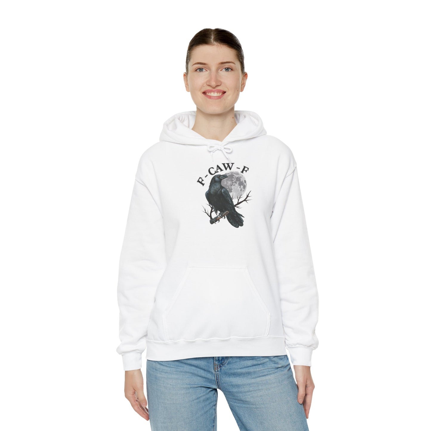 F-CAW-F Moonlit Crow Unisex Hoodie