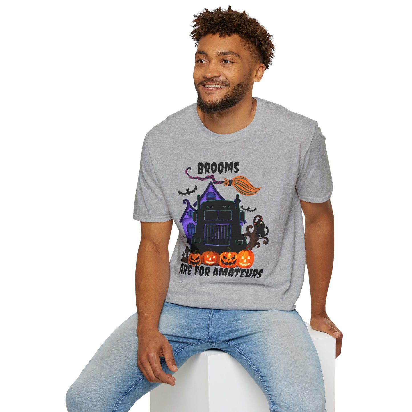 Brooms Are for Amateurs Halloween Tee