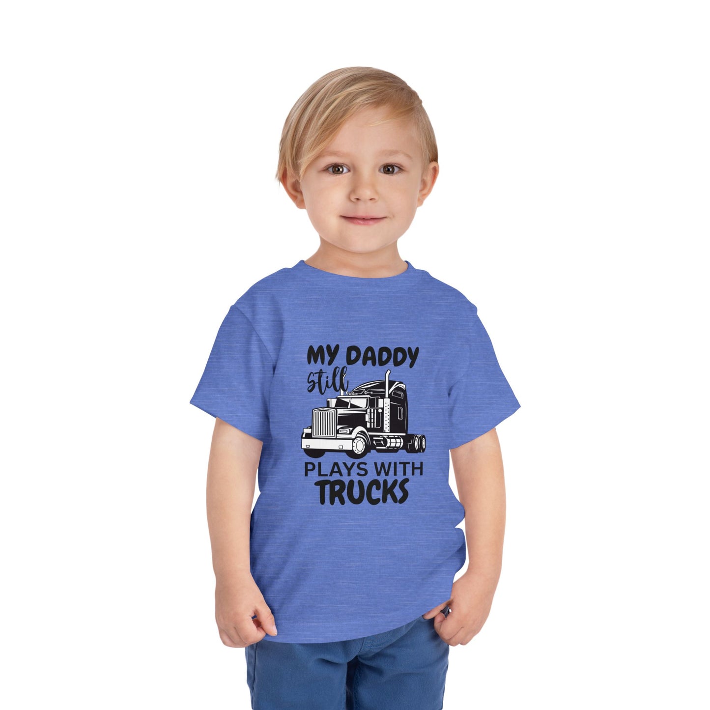 Plays With Trucks Toddler Tee
