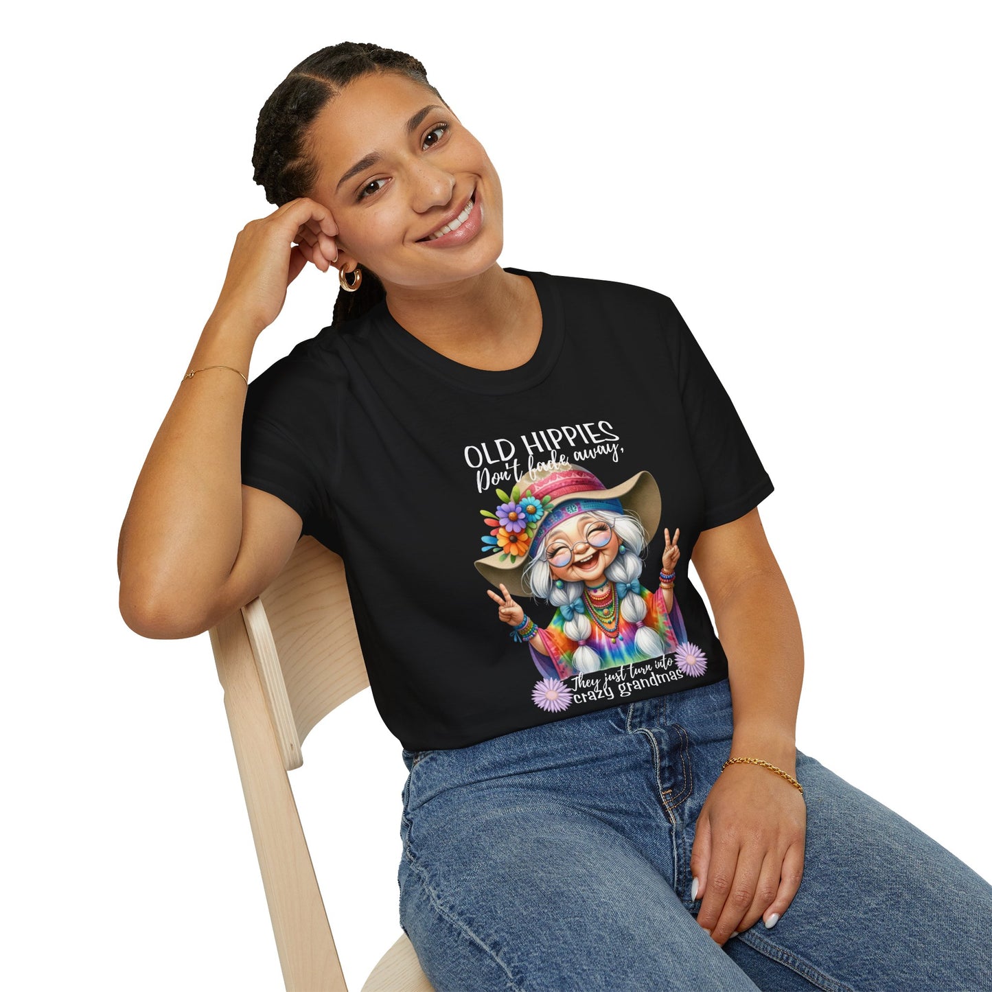 Hippie Grandma Unisex Tee Retro Luxe