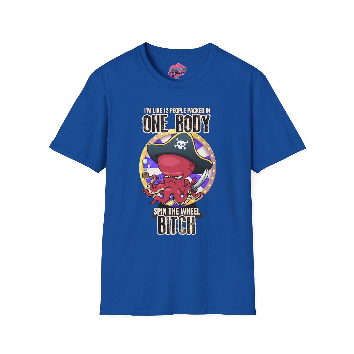 Spin the Wheel Octopus Unisex Graphic Tee