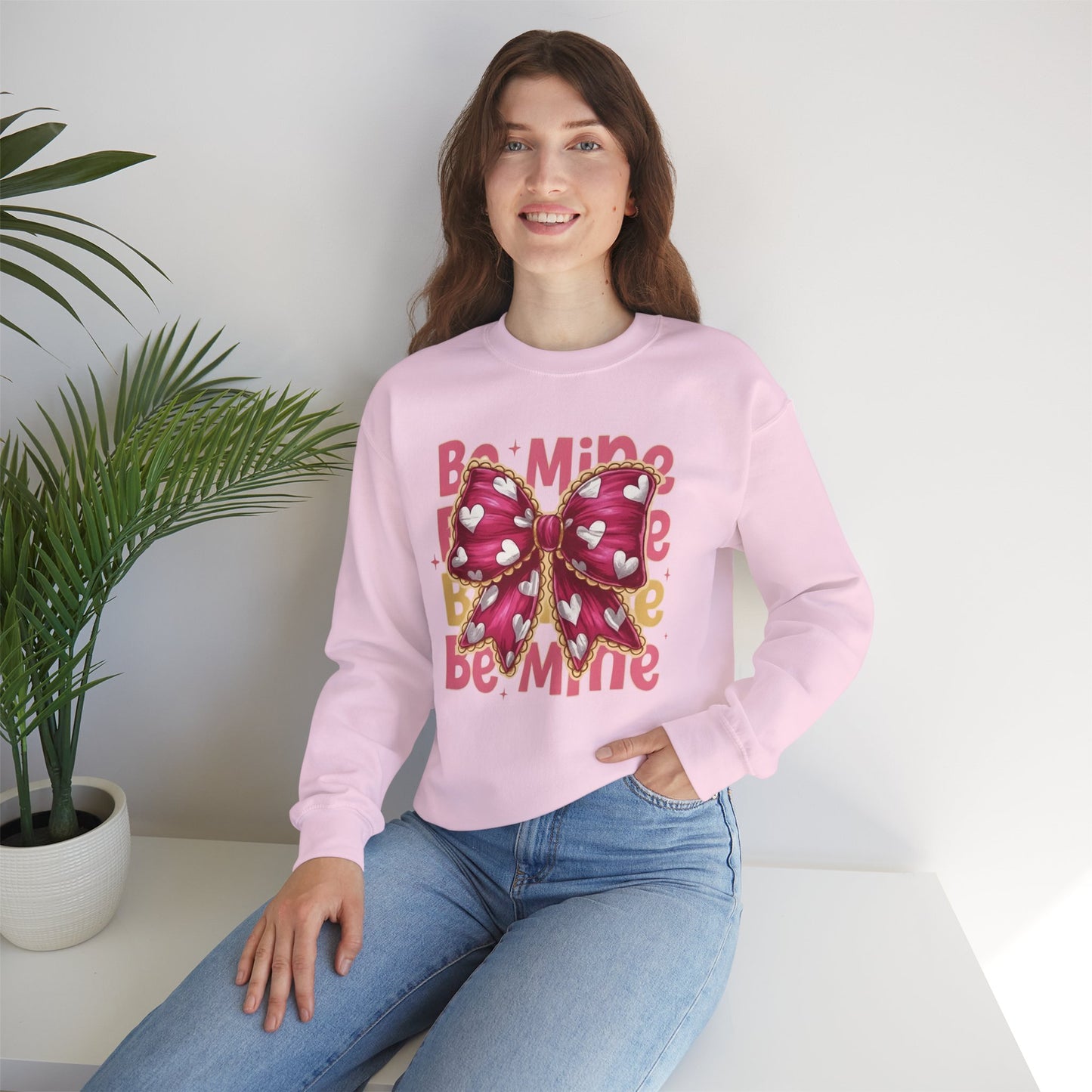Be Mine Bow Sweatshirt