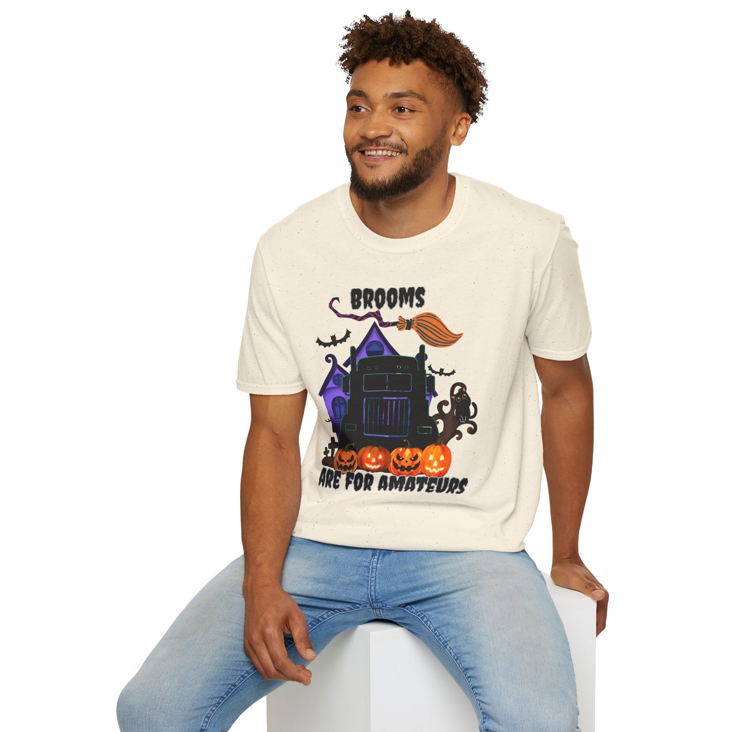 Brooms Are for Amateurs Halloween Tee