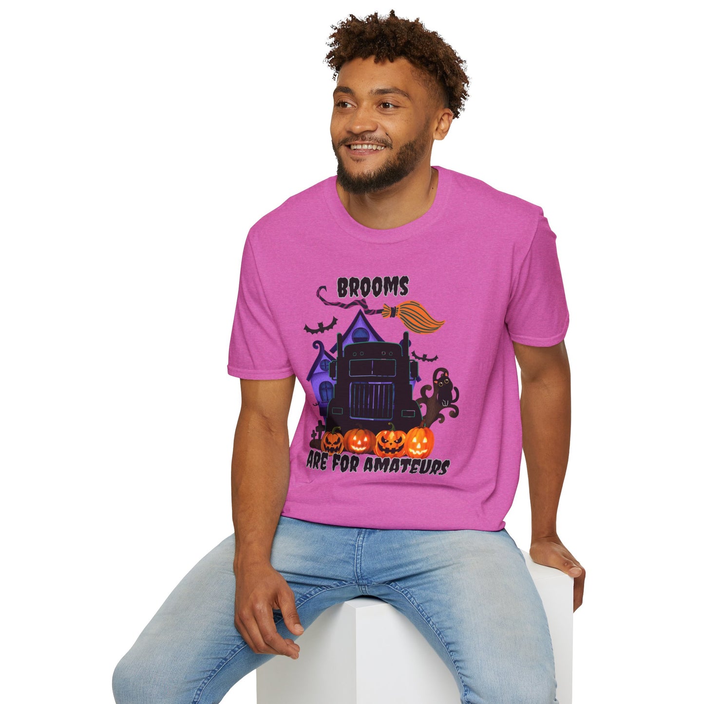 Brooms Are for Amateurs Halloween Tee