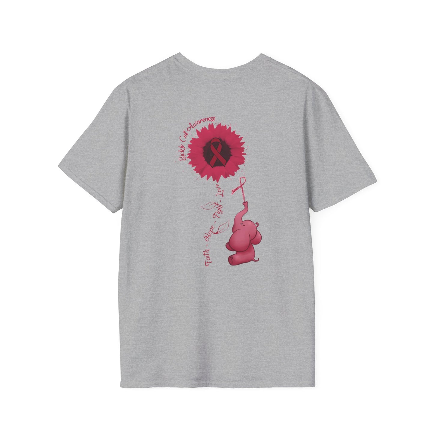 Sickle Cell Awareness Ribbon Unisex T-Shirt