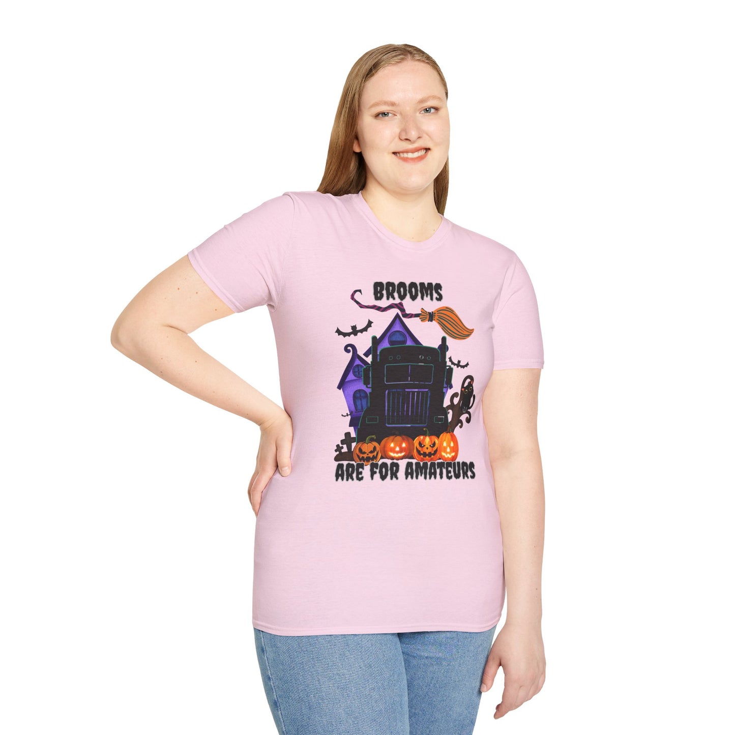 Brooms Are for Amateurs Halloween Tee
