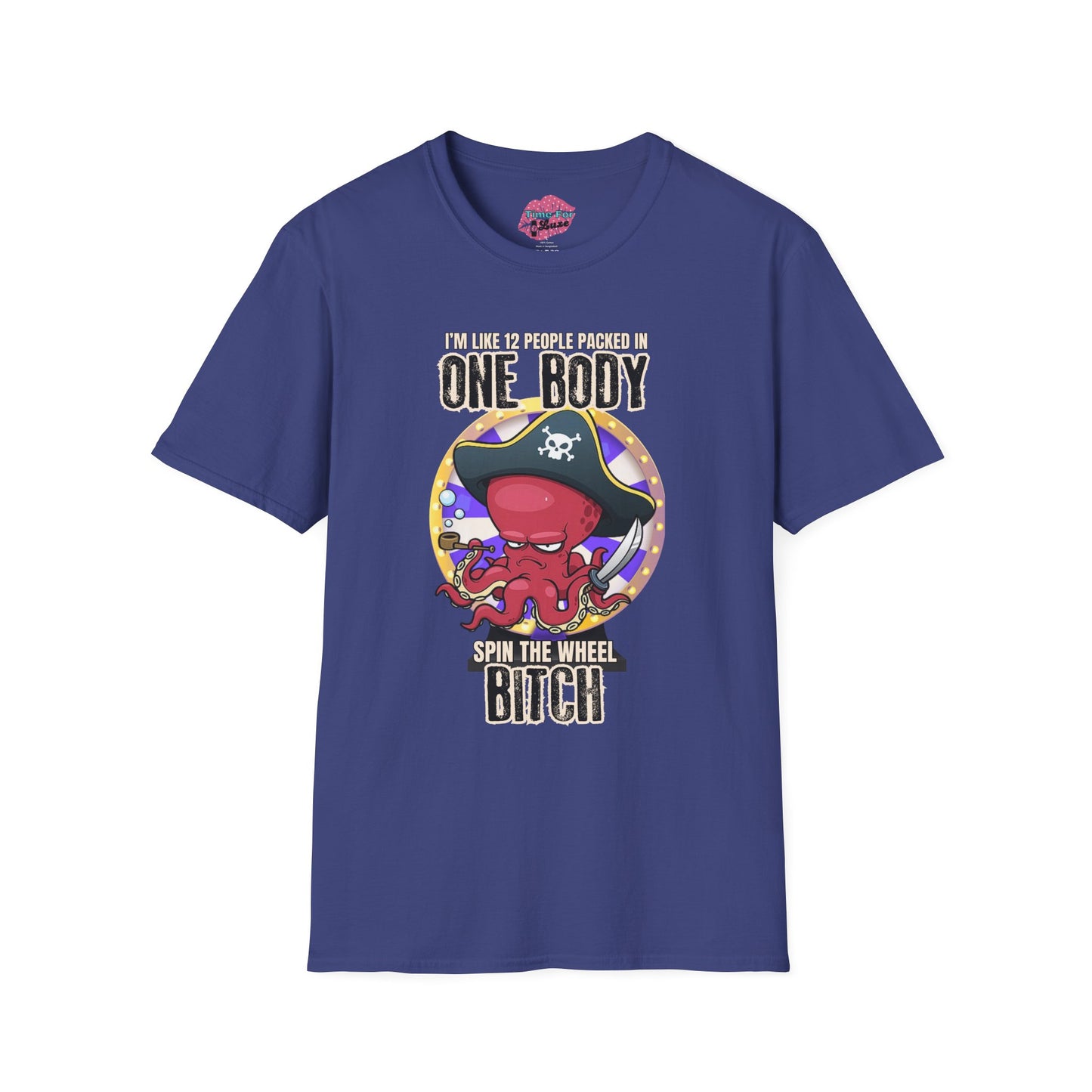 Spin the Wheel Octopus Unisex Graphic Tee