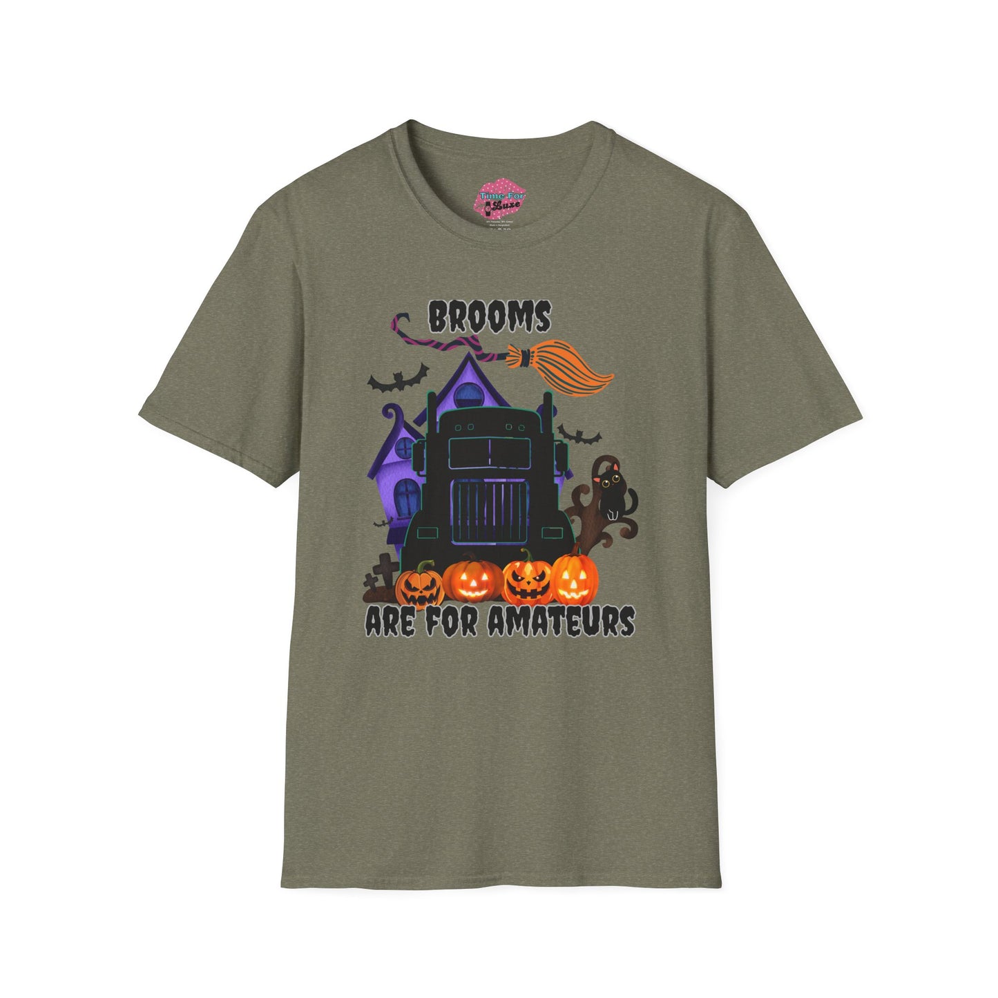 Brooms Are for Amateurs Halloween Tee