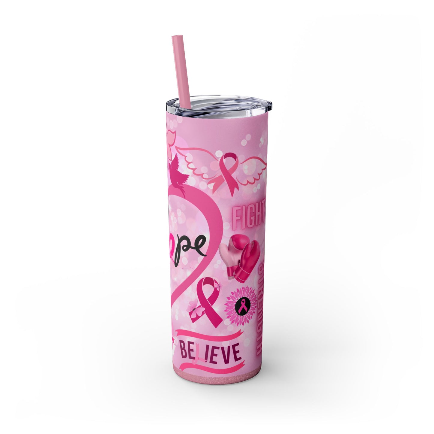 Breast Cancer Skinny Tumbler | 20oz