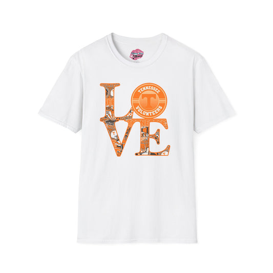 Tennessee Vols Love Unisex Soft Style Tee