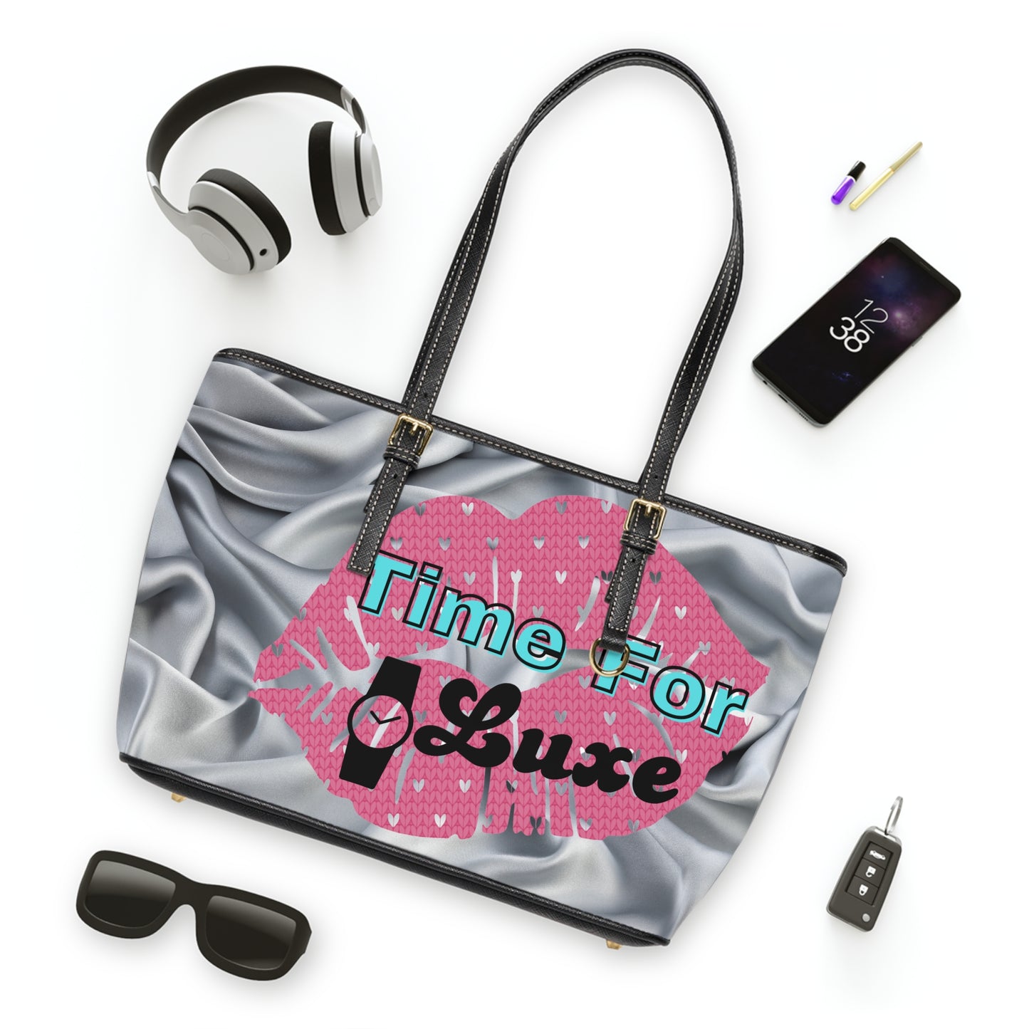 Logo Leather Shoulder Bag
