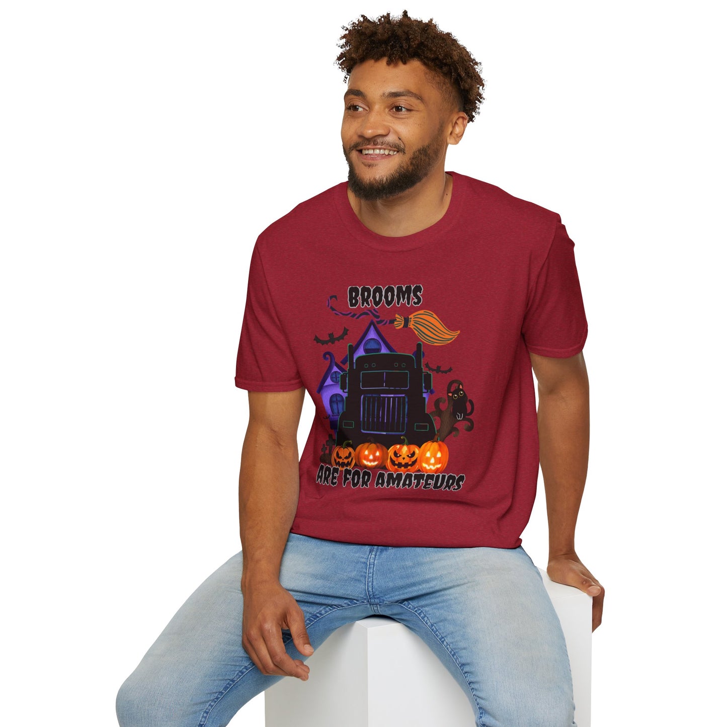 Brooms Are for Amateurs Halloween Tee