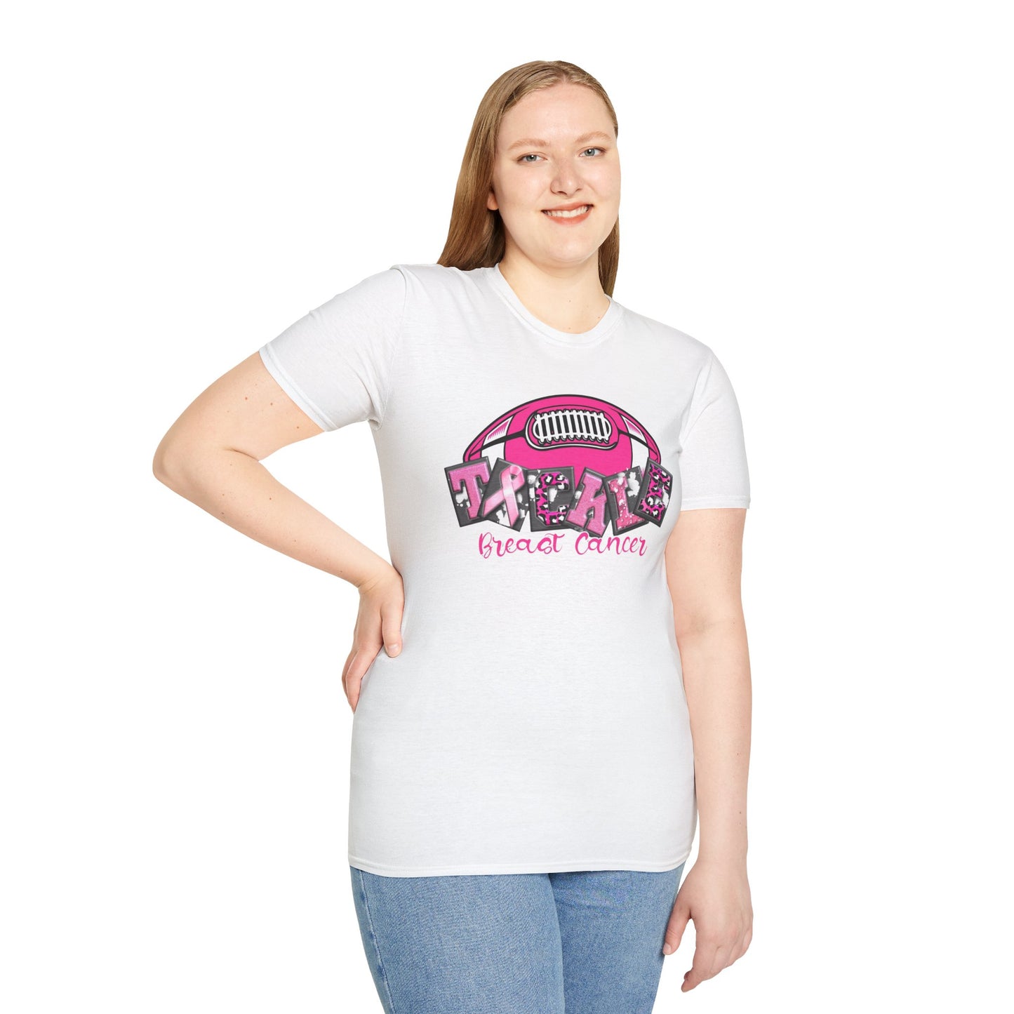 Tackle Breast Cancer Unisex Soft Style Tee