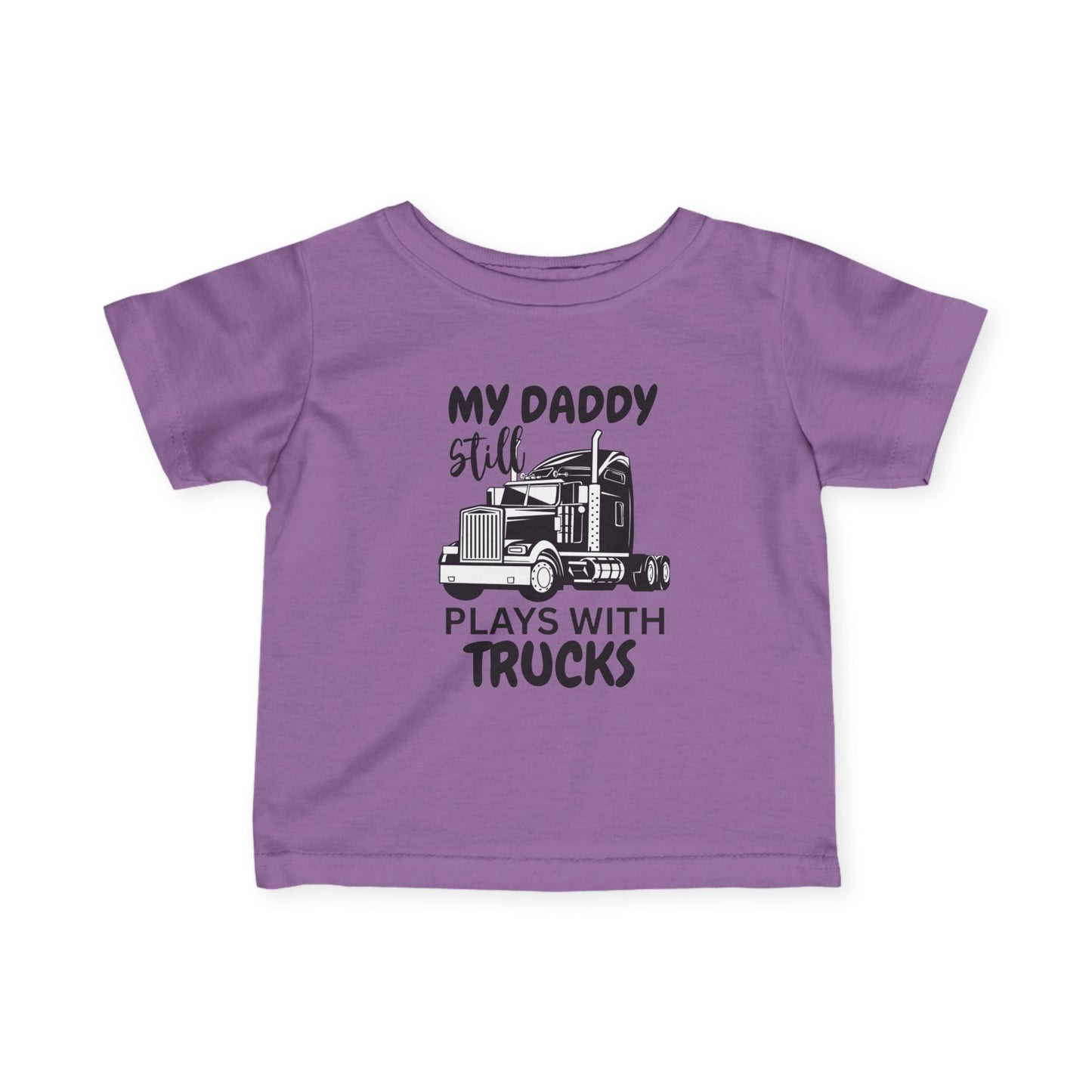 Plays With Trucks Baby Tee